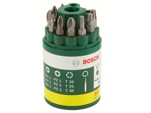 Набор бит Bosch 9шт. PH / PZ / SL + универсальный держатель   арт.2607019454 - фото 1
