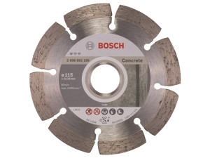 Алмазный диск Standard for Concrete Bosch d=115х10х22,2мм - фото 1