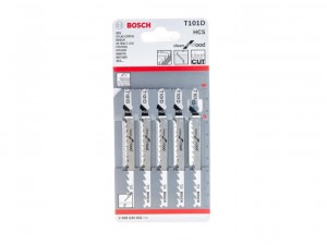 Пилки к лобзику Bosch T101 D, HCS 5шт - фото 1