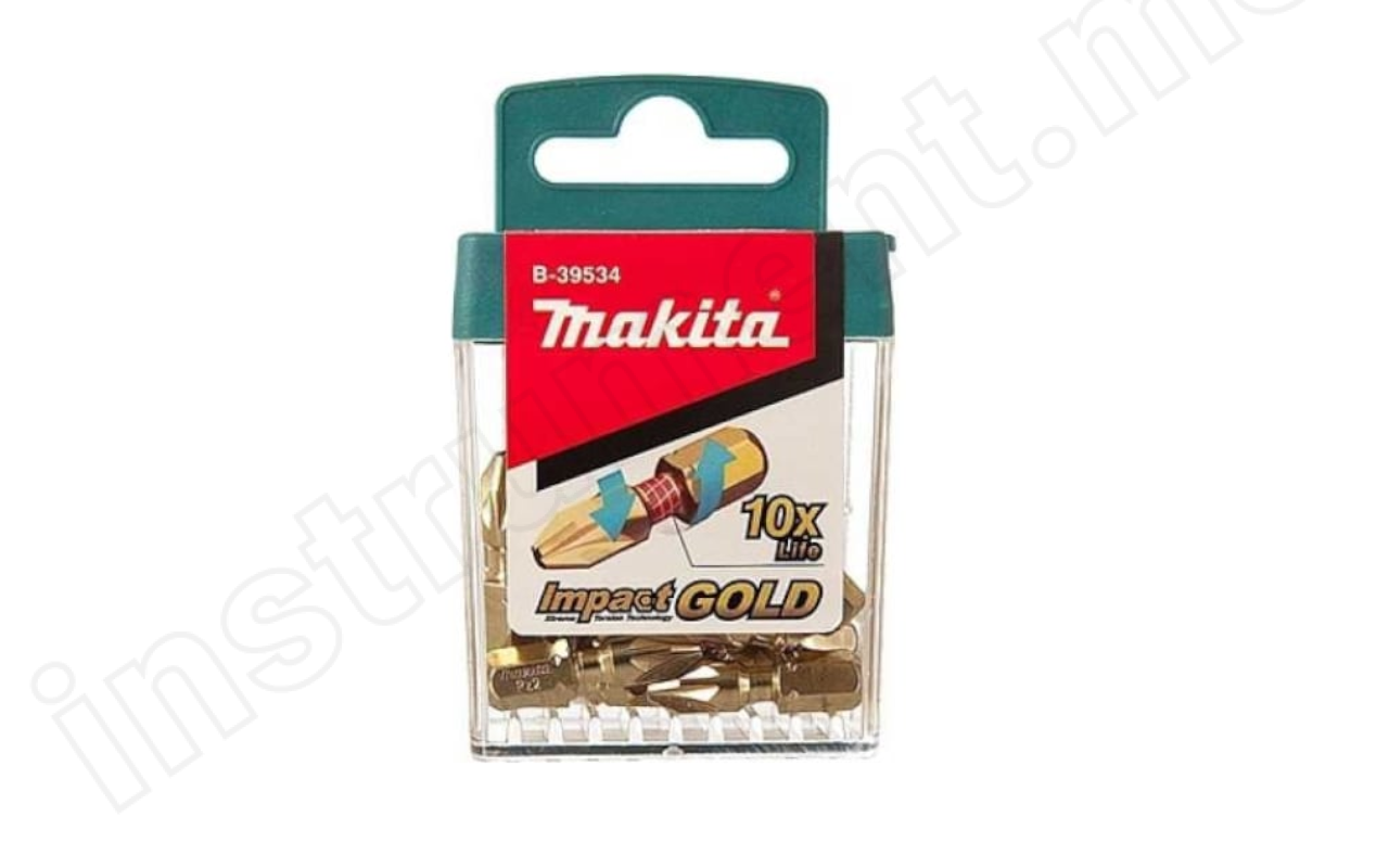 Набор насадок Makita Impact Gold, PZ2, C-form, 25мм, 10шт. B-39534 - фото 1