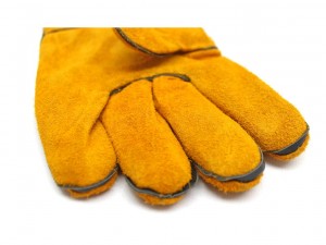 Краги сварщика спилковые желтые Ресанта СК-1 - фото 9