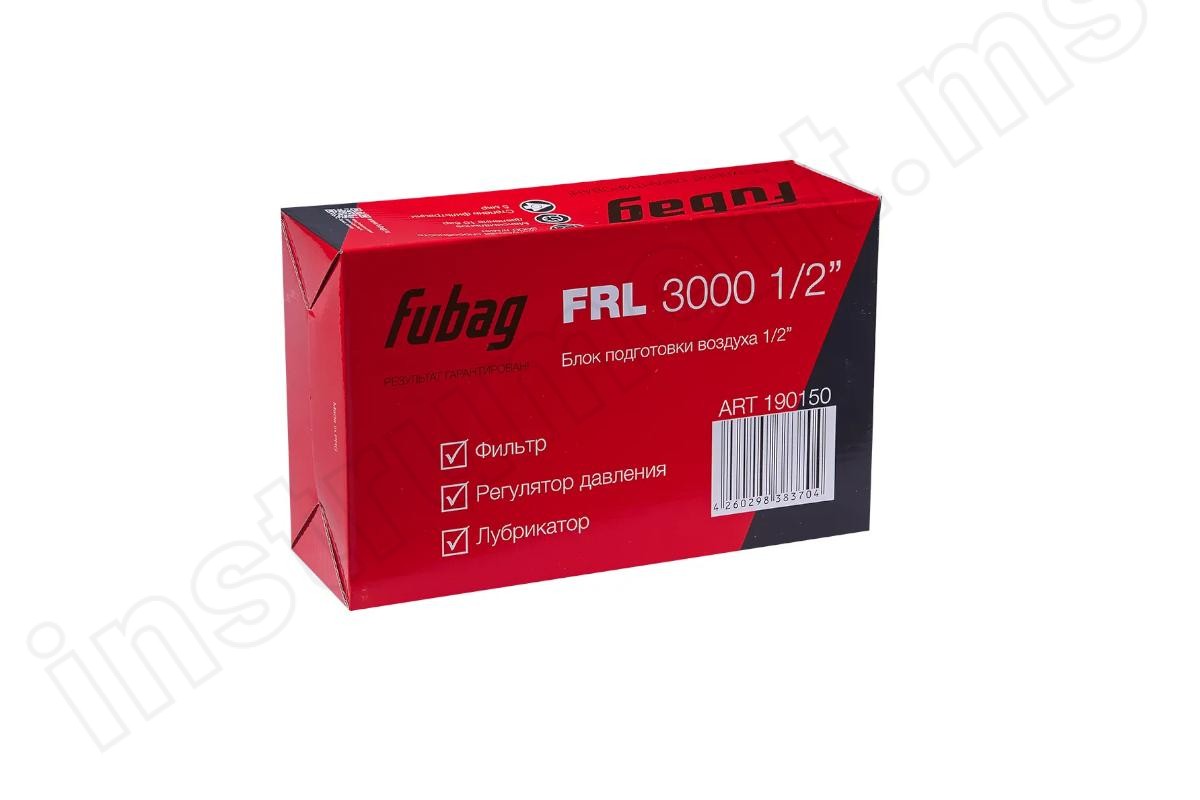 Блок подготовки воздуха Fubag FRL 3000 1/2 190150 - фото 2