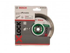 Алмазный диск X-Lock Standard for Ceramic Bosch d=125х7х22,2мм 2608615138 - фото 3