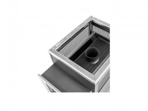 Печь банная Радуга ПБ-21Б под навесной бак, с прочистной дверцей, сталь 8 мм - фото 2