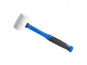 Киянка 450г резиновая белая 60 мм Зубр, фиберглассовая ручка, арт. 20531-450_z02 - фото 2