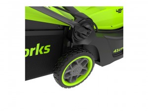 Газонокосилка аккумуляторная, без АКБ и ЗУ, 2х24В, бесщет. дв. Greenworks GD24X2LM411 - фото 7